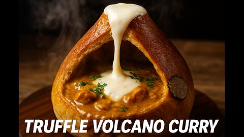 Royal Truffle Volcano Curry – FlavorVille Viral Creation 🌋🍄🔥