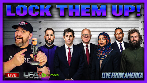 LOCK THEM UP! | LIVE FROM AMERICA 1.23.26 11AM