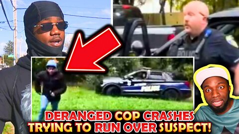 🚨INSANE Police Officer CRASHES INTO HOUSE While Trying to RUN OVER Black Man!