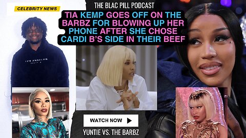 Tia Kemp GOES OFF on the BARBZ for blowing up her phone after she chose Cardi B's side over Nicki's