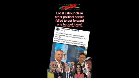 Local Labour claim other political parties failed to come up with any budget ideas!