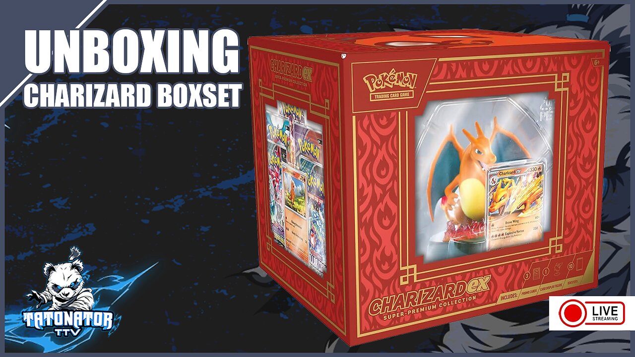 Unboxing Christmas Gift in Advance | Charizard EX Box Set