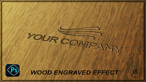 How to Create a Wood Engraved Logo Mockup in Photoshop