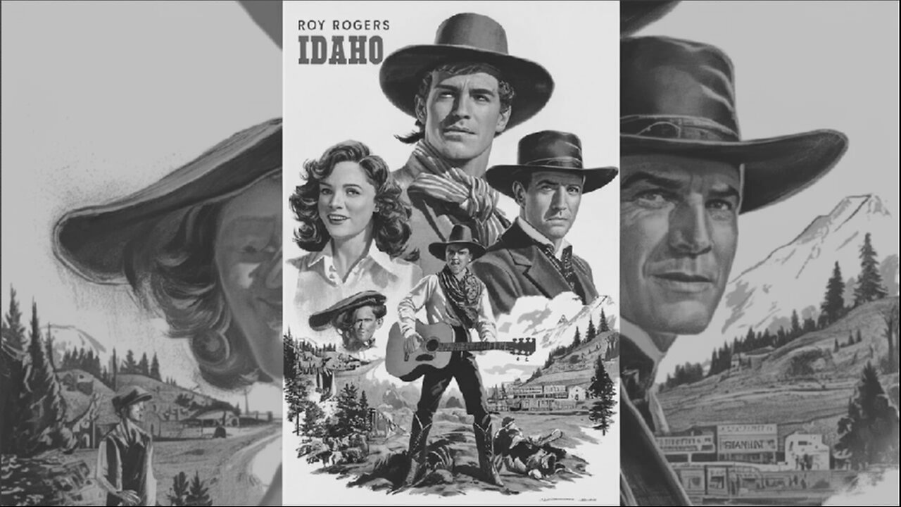 IDAHO (1943)Roy Rogers, Smiley Burnette & Bob Nolan | Western | B&W | Retro Movie