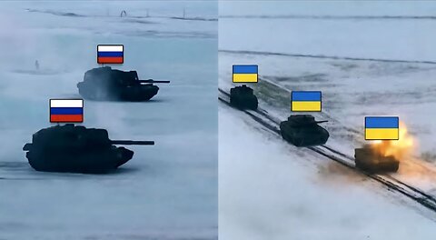 Russian Tanks Waited in Complete Silence — Ukrainian Convoy Drove Straight Into the Trap