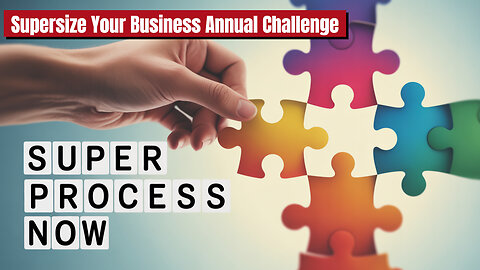 Supersize Your Business Annual Challenge Day 29, SUPER P=Plan!