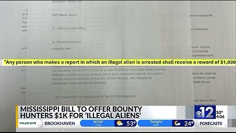 Mississippi Bill would pay $1k to Bounty Hunters for each Successful Deportation of an Illegal Alien