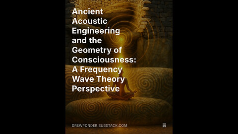 Ancient Acoustic Engineering and the Geometry of Consciousness: A Frequency Wave Theory Perspective
