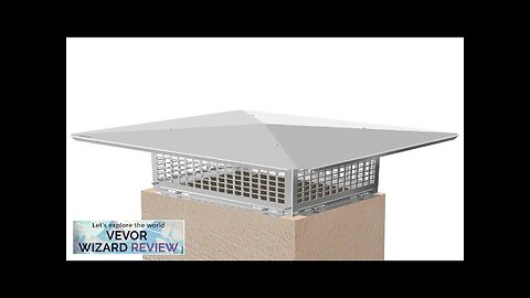 VEVOR Chimney Cap 17" x 21" Flue Caps 304 Stainless Steel Fireplace Review