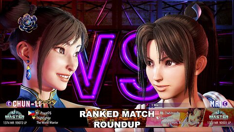 Kuya Kalbo SF6 Ranked Roundup. Chun Li Master Rank [Hori Fight Stick]