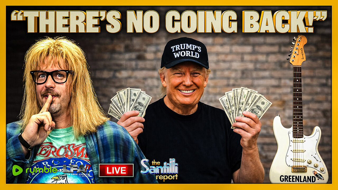 Trump’s Triggers Allies With Late Night Troll & Meme-Fest Regarding Greenland | THE SANTILLI REPORT 1.20.26 1PM