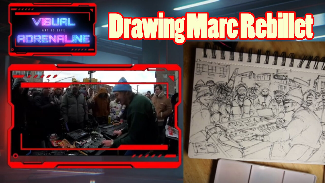 Drawing Marc Rebillet