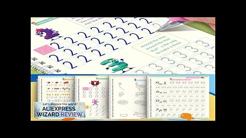 Reusable Magic Copybook Drawing Toys for Children Montessori Pen Control Training Writing Review