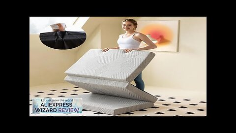 Hcore Folding Mattress Foldable Memory Foam Mattress with Bag Portable Mattress Topper Review