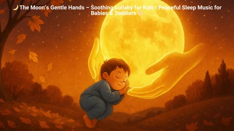 🌙 The Moon’s Gentle Hands – Soothing Lullaby for Kids | Peaceful Sleep Music for Babies & Toddlers 🌕