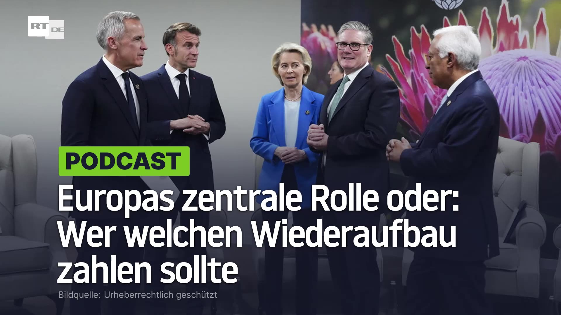 Europas zentrale Rolle oder: Wer welchen Wiederaufbau zahlen sollte