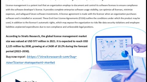 License Management Market to Reach USD 2,125 Million by 2030 | Straits Research