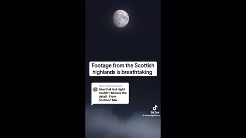 Moon is that God behind it or CGI