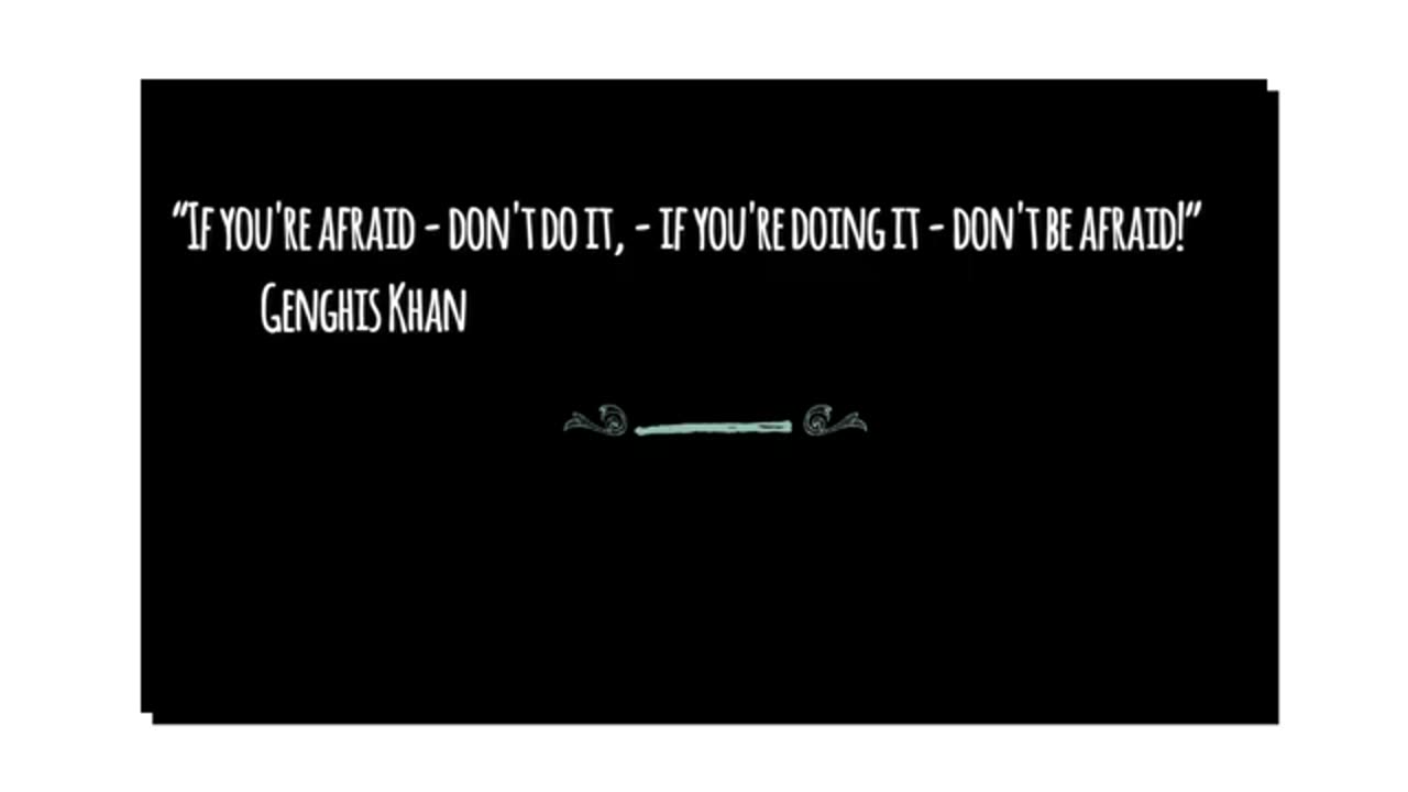 Infamous Quotes Of War - Genghis Khan , Plato , homer , Sun Tzu