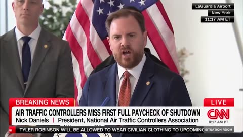 National Air Traffic Controllers Association President Nick Daniels: "The message is simple: