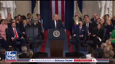 Trump's Full Inaugural Speech Jan 20th, 2025