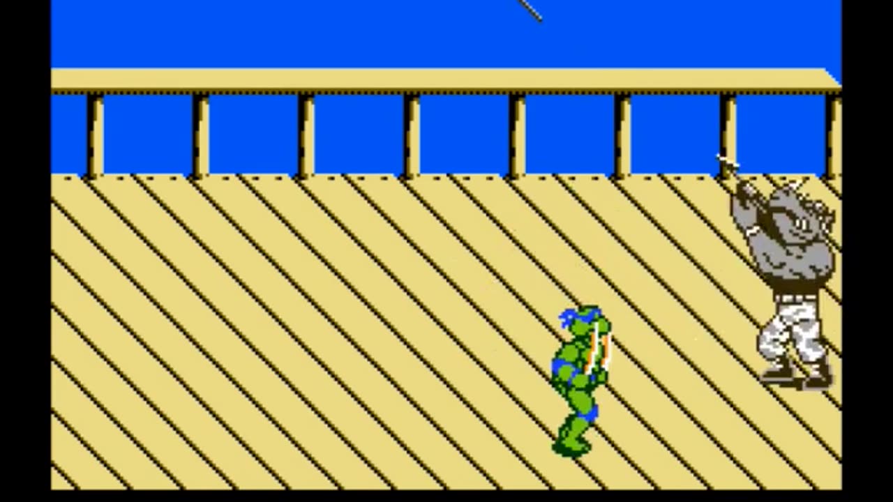 TMNT III: Rocksteady Boss Battle