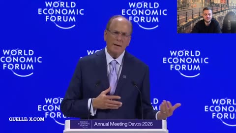 Elite in Davos in völliger Panik! Niemand vertraut ihnen! Blackrock-CEO beendet Energiewende!