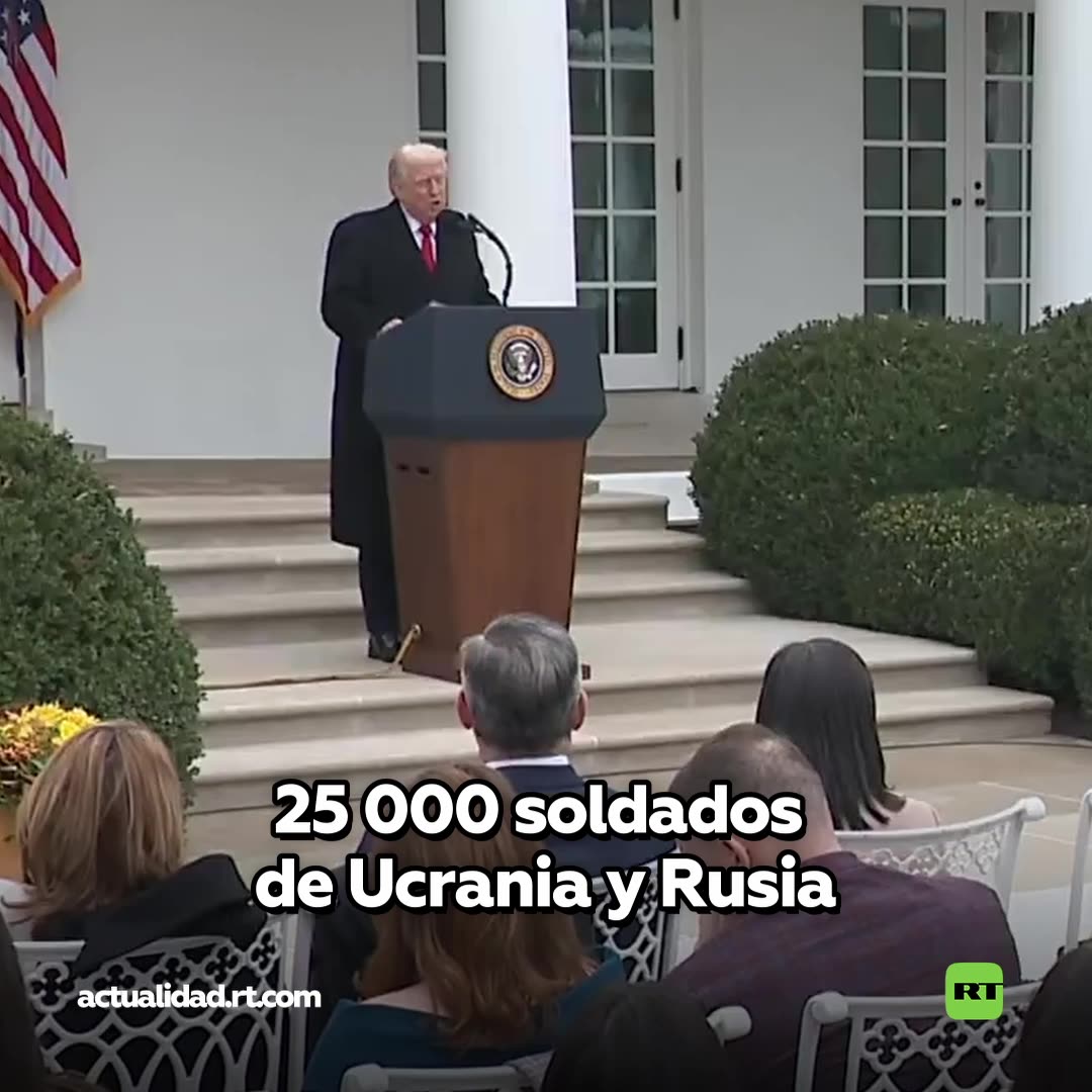 Trump sobre el conflicto ucraniano: "Creo que nos estamos acercando mucho a un acuerdo de paz"