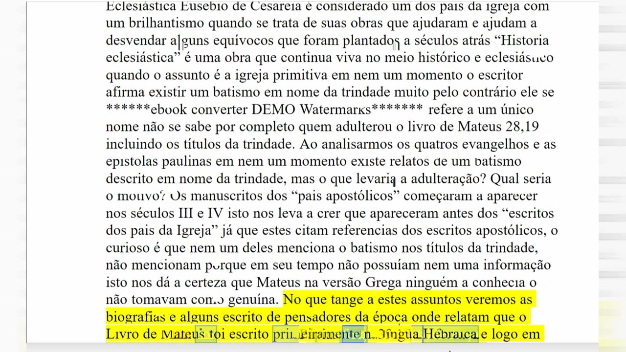 02.162. A Maior Farsa do Trinitarismo parte 11