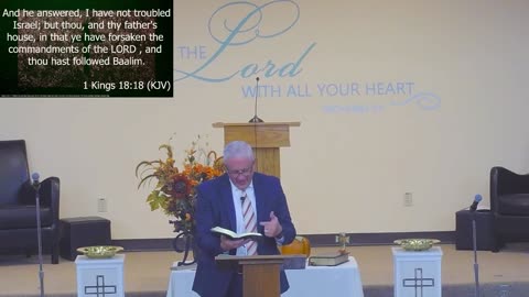 Elijah and Elisha Series – 11.9.2025 Sunday School