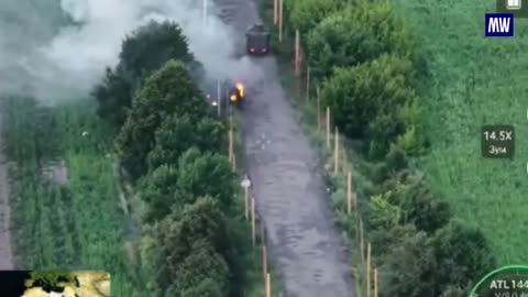 Desant Troops' Drone Operators Destroy Ukrainian Armored Vehicles in Sumy Region