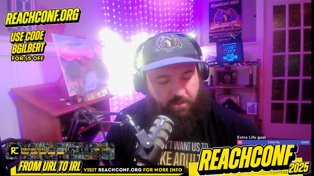 Bible reading, gaming, then close w/ prayer