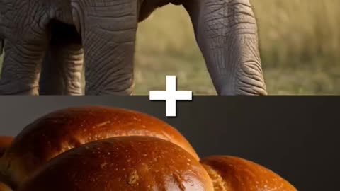 Animals + Food 🍔🦄🐱🦁 | Funny & Cute AI Short