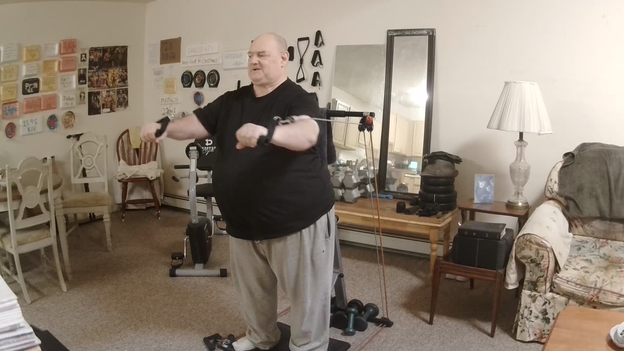 Friday October 24, 2,025 Showing my perfect trainer workout.