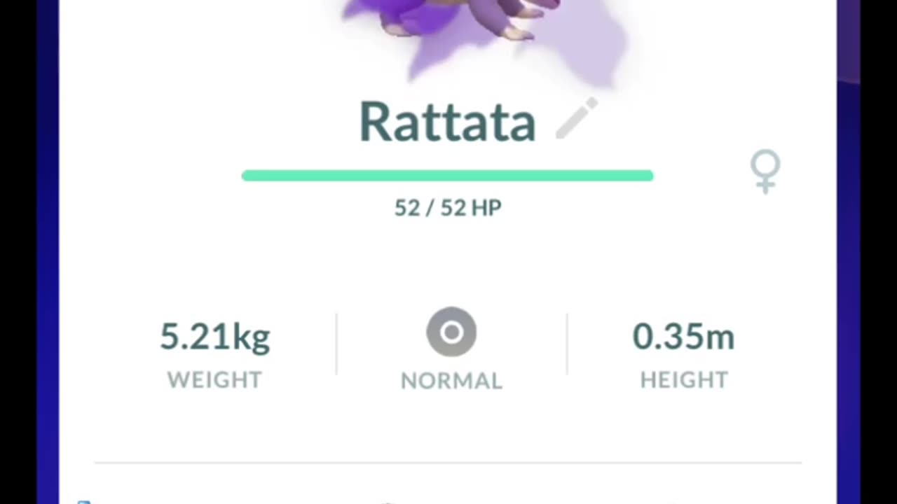 Pokémon GO-Purifying Shadow Rattata