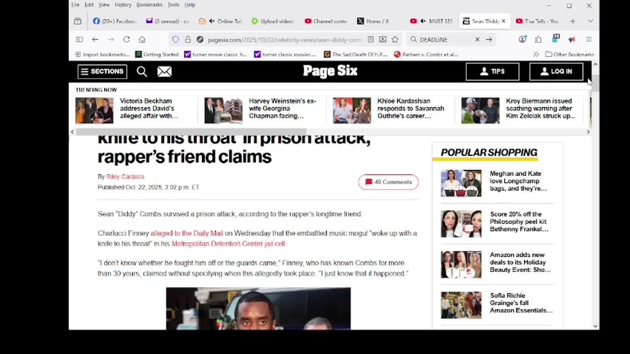 DIDDY TEAM LIEING MAKEING UP FAKE NEWS TO GET OUT OF JAIL