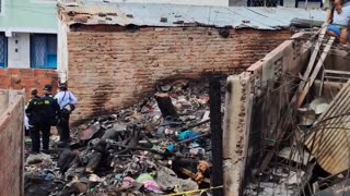 Mujer calcinada Bucaramanga