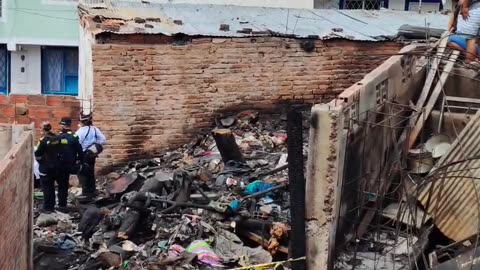 Mujer calcinada Bucaramanga