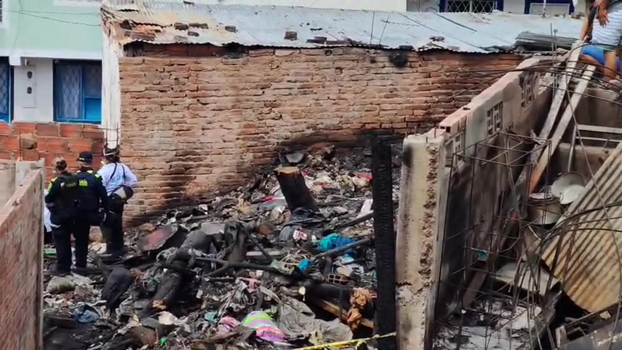 Mujer calcinada Bucaramanga