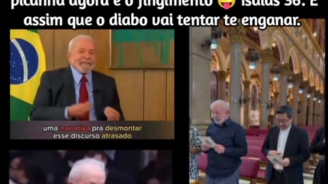 vão ficar sem picanha,Bíblia e lgrejas: Lulaladrão falou que o estado não tem que ter religião e não tem que ter igrejas.Às eleições tá chegando:Primeiro foi a picanha agora é o fingimento.Isaías 36:É assim que o diabo vai tentar te enganar