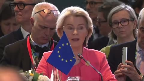 Ursula von der Leyen says that "one third of Africa's total trade is with Europe...