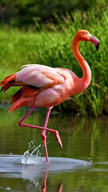Flamingo Dancing