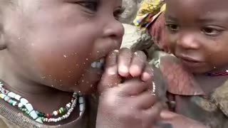 Chewing On Beak
