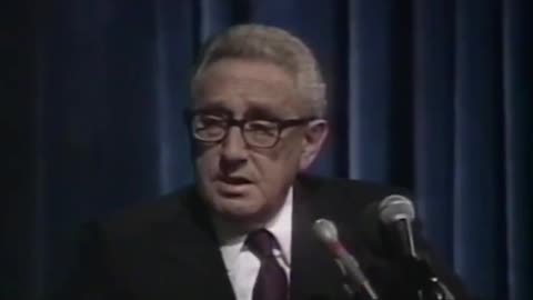 Harry Kissinger On The New World Order