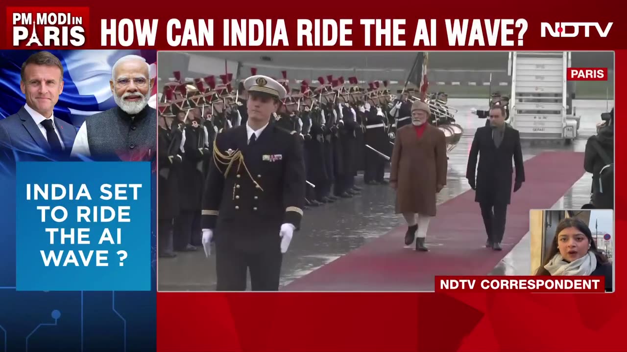 PM Modi Paris | PM Modi Arrives In France On 3-Day Visit, To Co-Chair AI Summit