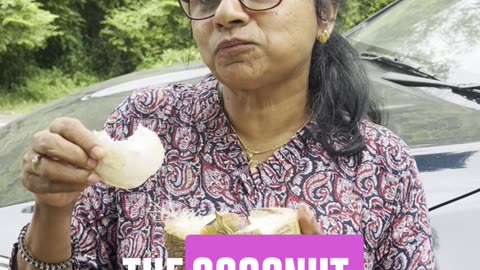 How Indians Actually Drink Coconut! #food #shorts #minivlog #viral #india