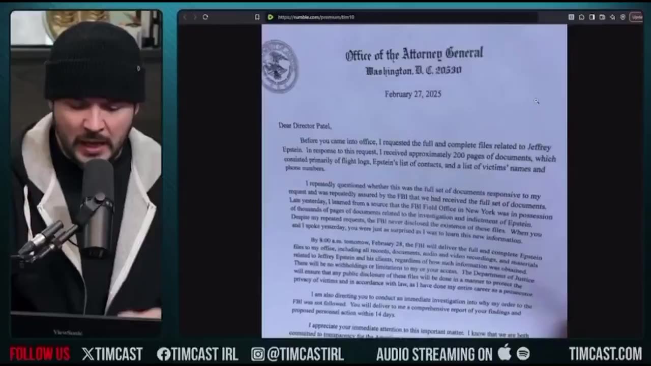 TIMCAST IRL 🚨 THE FBI HAS GONE ROGUE!