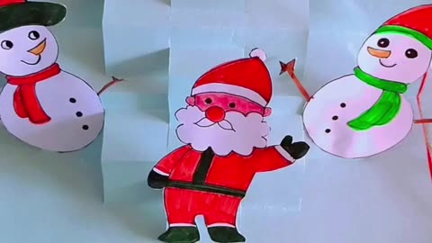 How to make 3D Christmas Pop Up Card