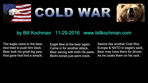 COLD WAR -- an original song by Bill Kochman.