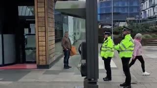 Dinghy Migrant was carrying a knife openly in the street right past 2 police officers